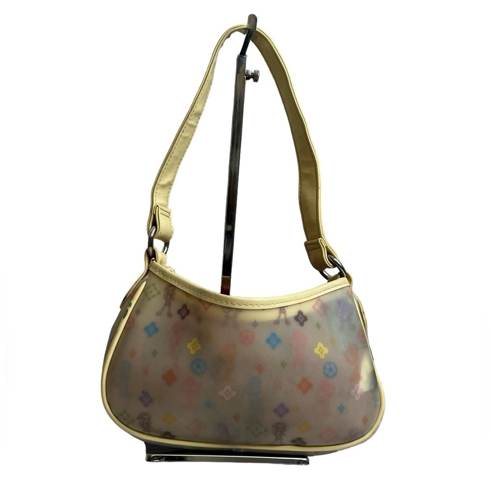 Vintage Bratz Y2K 2004 Frosted Jelly Monogram Vinyl Bag Purse Handbag - Picture 12 of 16